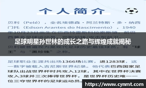 足球明星孙世林的成长之路与辉煌成就揭秘